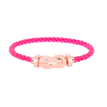 [baslovejewels]CHANCE LARGE 8 FIGURE BUCKLE NO DIAMOND BRACELET ROSE GOLD