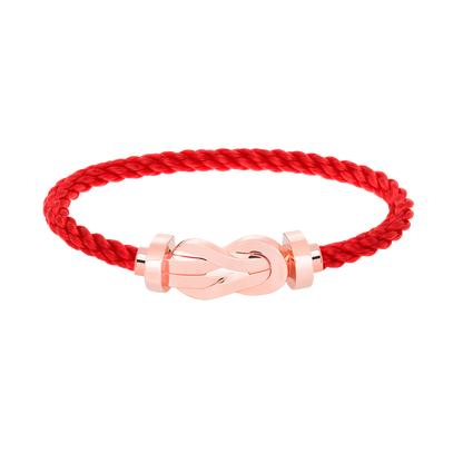 [baslovejewels]CHANCE LARGE 8 FIGURE BUCKLE NO DIAMOND BRACELET ROSE GOLD