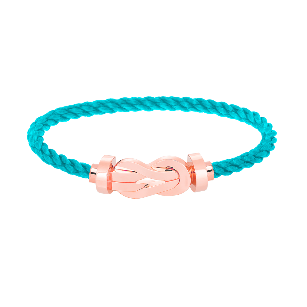 [baslovejewels]CHANCE LARGE 8 FIGURE BUCKLE NO DIAMOND BRACELET ROSE GOLD