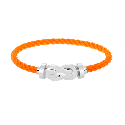 [baslovejewels]CHANCE LARGE 8 FIGURE BUCKLE NO DIAMOND BRACELET SILVER