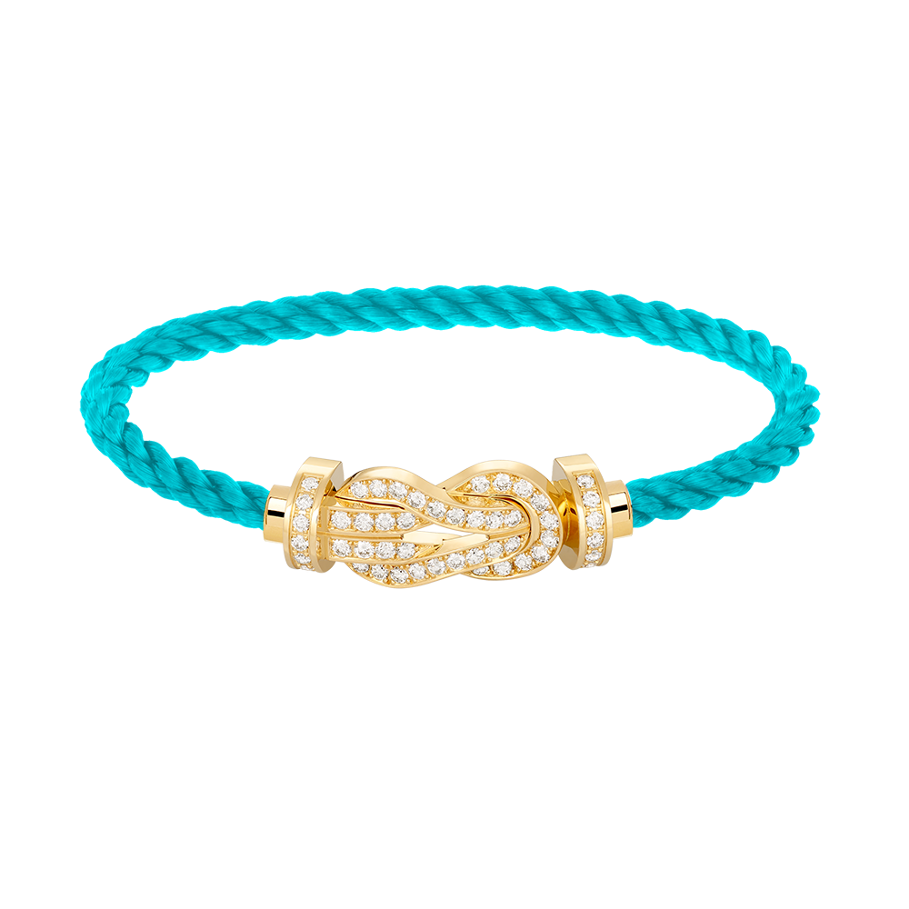 [baslovejewels]CHANCE LARGE 8 FIGURE BUCKLE FULLDIAMOND BRACELET GOLD