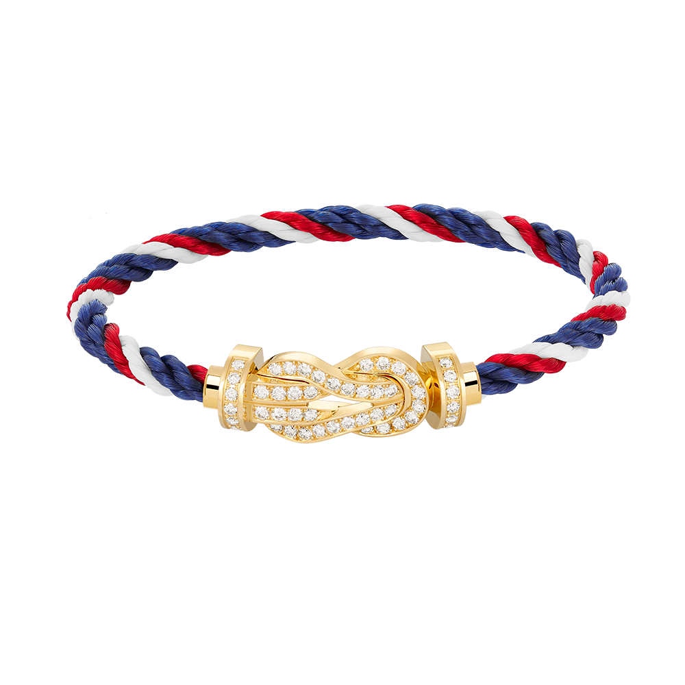 [baslovejewels]CHANCE LARGE 8 FIGURE BUCKLE FULLDIAMOND BRACELET GOLD