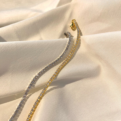 [baslovejewels]Radiant Shinning Princess Cut Tennis Bracelet
