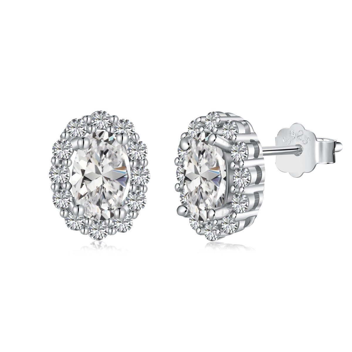 [baslovejewels]Delicate Unique Oval Cut Daily Earrings