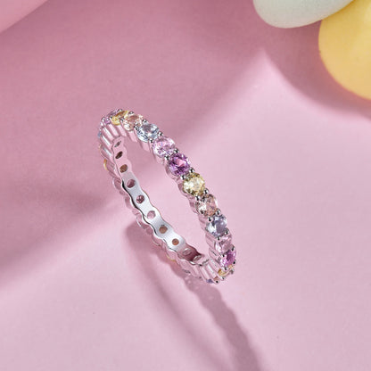 [baslovejewels]Dazzling Resplendent Round Cut Party Ring