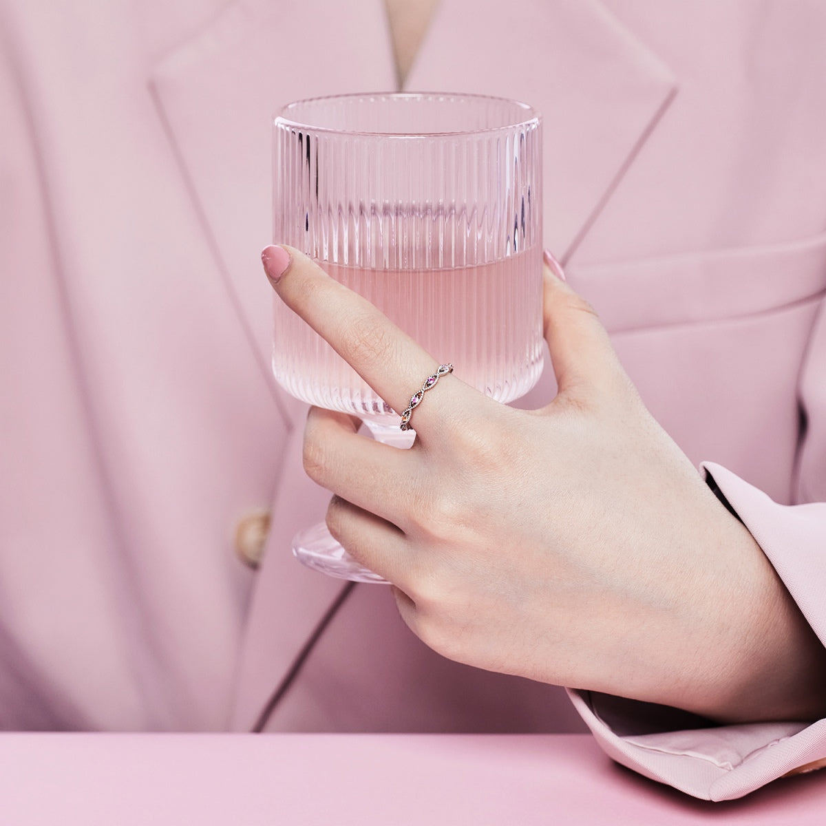 [baslovejewels]Elegant Energetic Round Cut Daily Ring