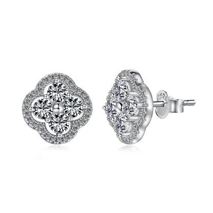 [baslovejewels]Four-Leaf Clover Exquisite Earrings