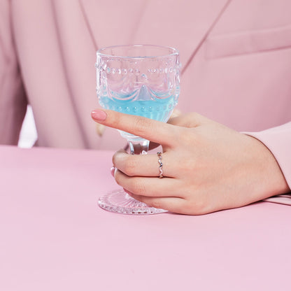 [baslovejewels]Ornate Vibrant Round Cut Daily Ring