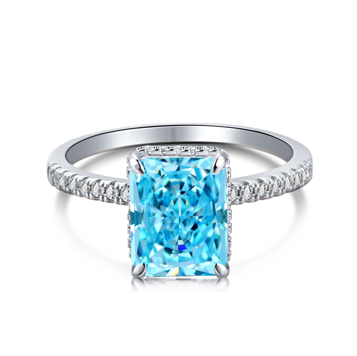 [baslovejewels]4.0 Carat Luxurious Engagement Ring