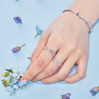 [baslovejewels]Radiant Water Drop Shape Daily Bracelet