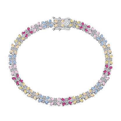 [baslovejewels]Radiant Colorful Emerald Cut Party Bracelet