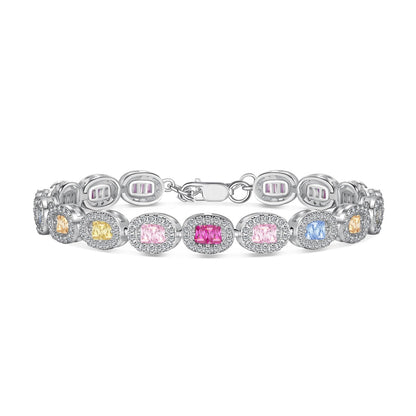 [baslovejewels]Exquisite Ornate Emerald Cut Daily Bracelet