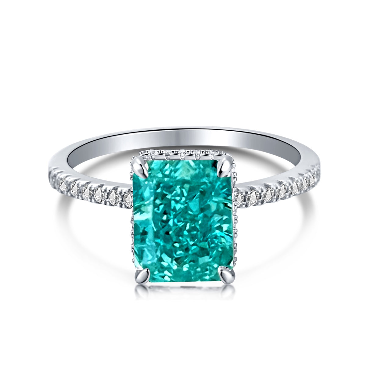 [baslovejewels]4.0 Carat Luxurious Engagement Ring