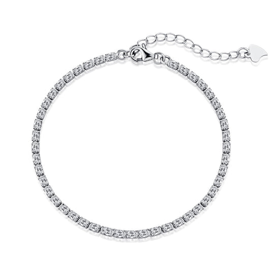 [baslovejewels]Elegant Emerald Cut Daily Bracelet