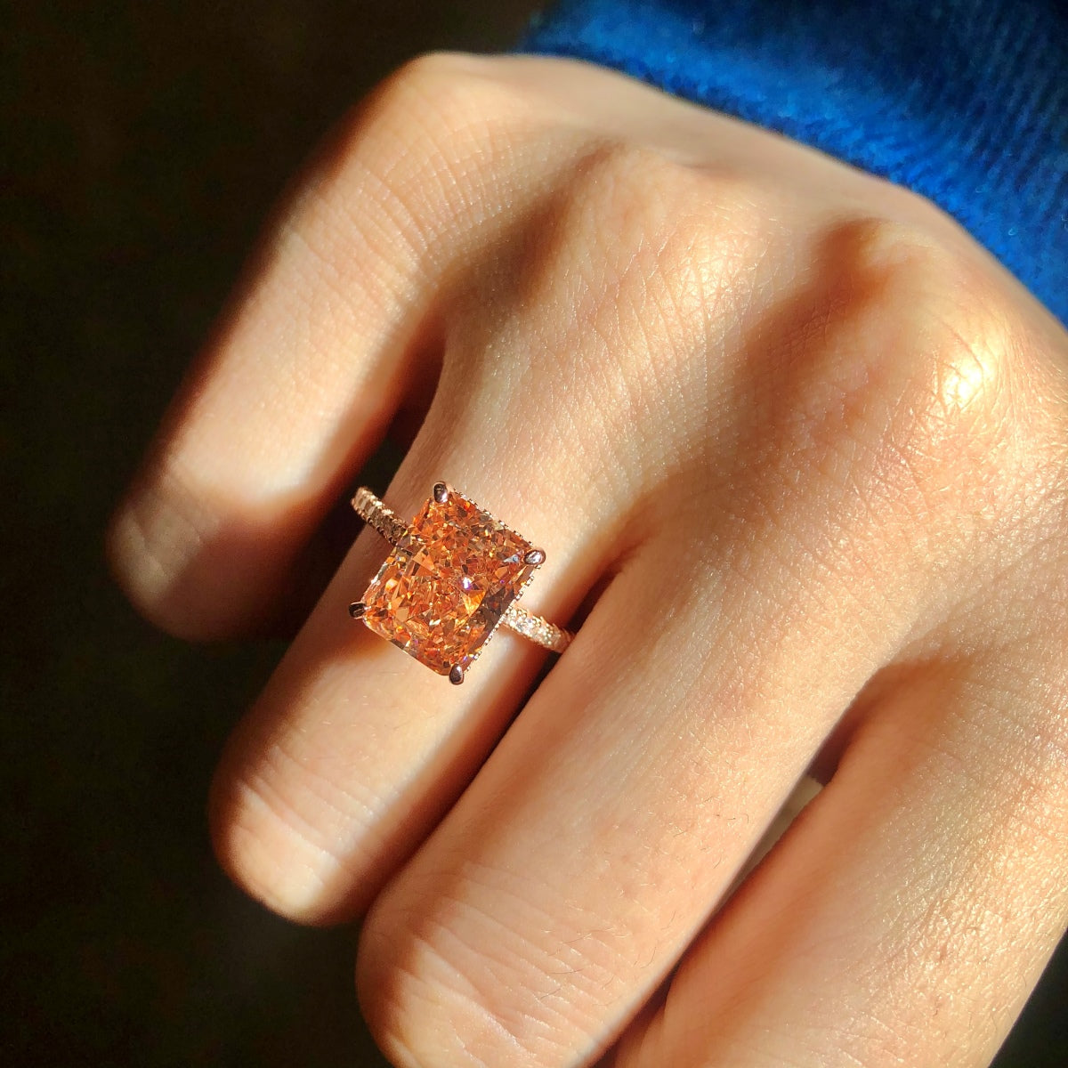[baslovejewels]4.0 Carat Luxurious Engagement Ring
