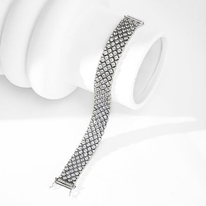 [baslovejewels]Ornate Elegant Round Cut Party Bracelet