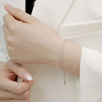 [baslovejewels]Elegant Wheat Leaves Shape Bracelet