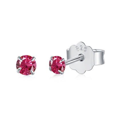 [baslovejewels]Delicate Solitaire Earrings