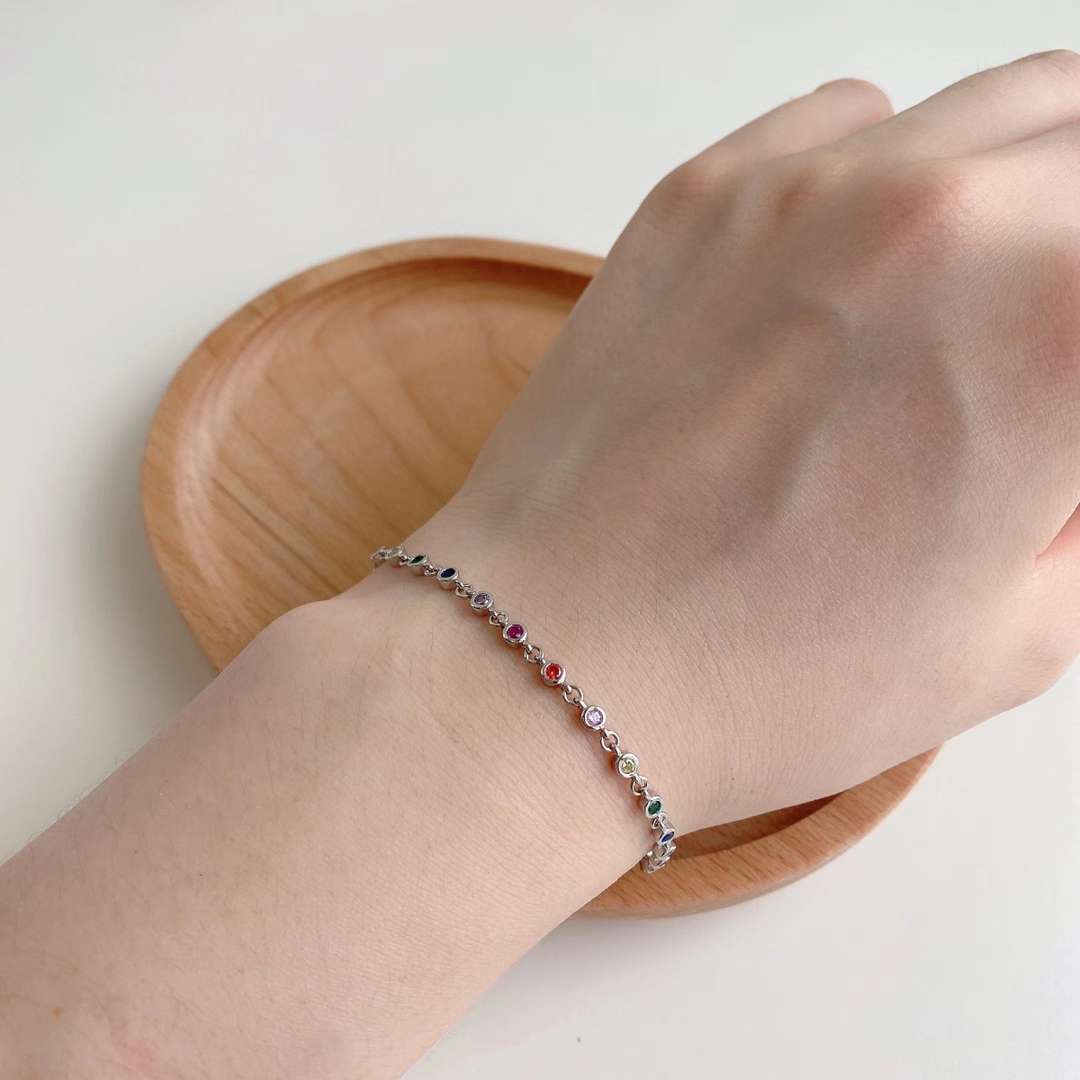 [baslovejewels]Colorful Bead Array Bracelet