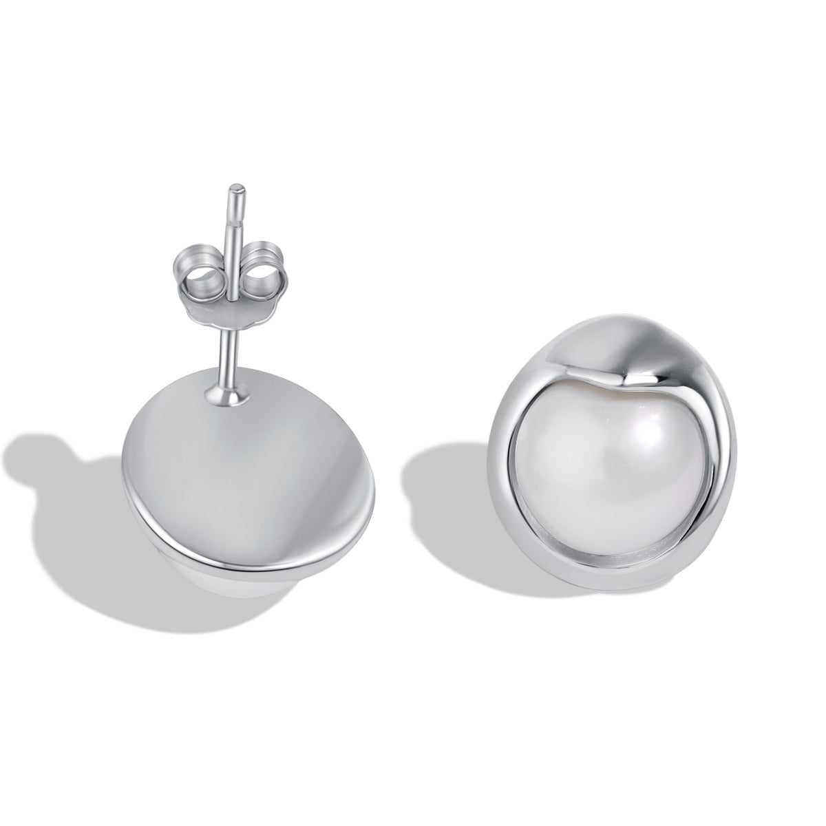 [baslovejewels]Dainty Bread Pearl Earrings