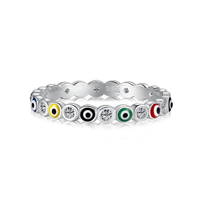 [baslovejewels]Sparkling Vibrant Round Shape Daily Ring