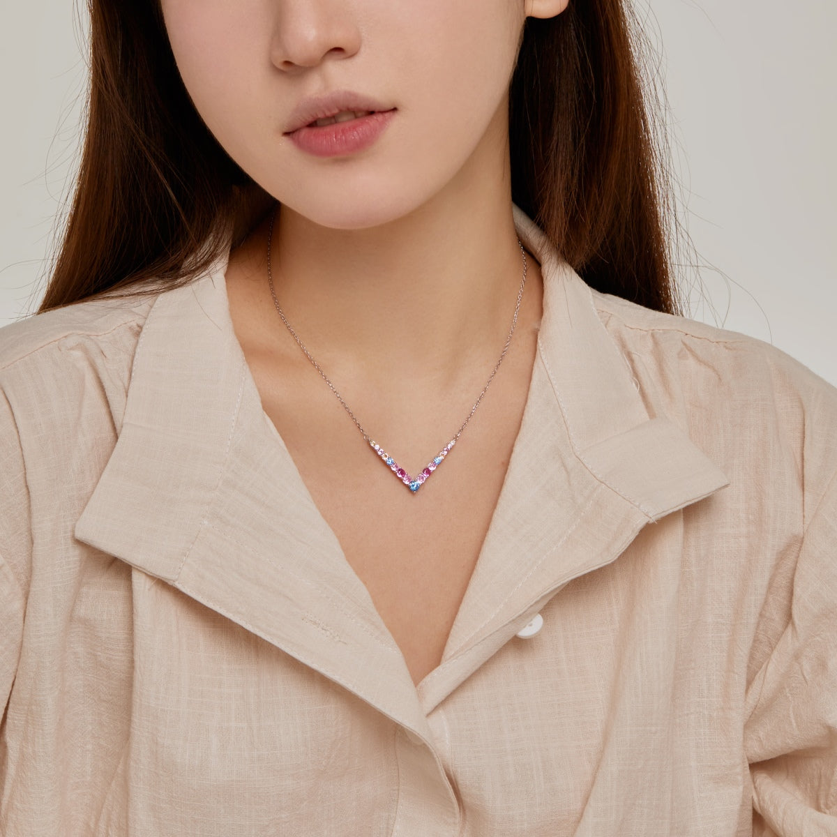 [baslovejewels]Ornate Round Cut Necklace
