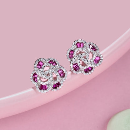 [baslovejewels]Exquisite Flower Shape Daily Earrings