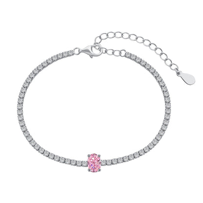 [baslovejewels]0.75 Carat Exquisite Oval Cut Daily Bracelet