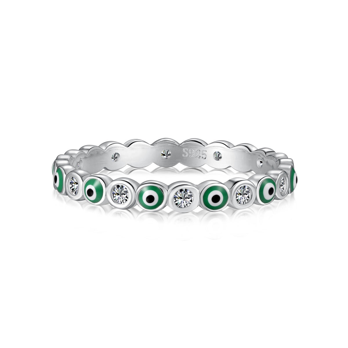 [baslovejewels]Sparkling Vibrant Round Shape Daily Ring