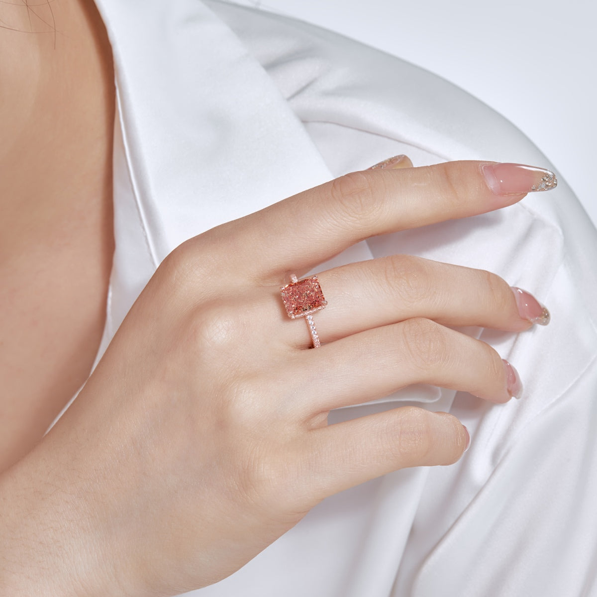 [baslovejewels]4.0 Carat Luxurious Engagement Ring