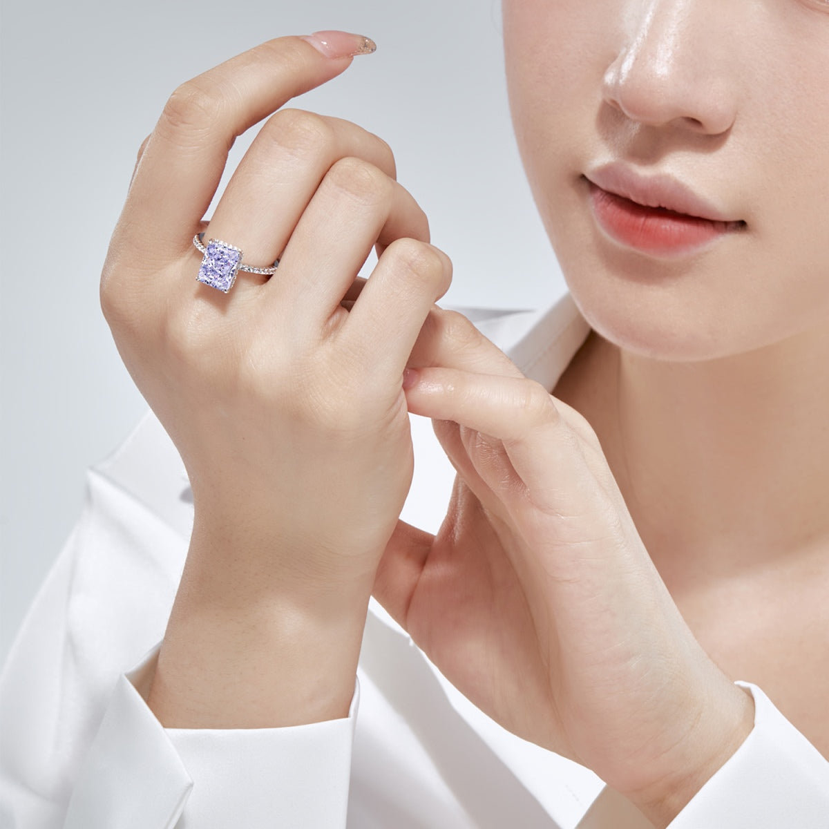 [baslovejewels]4.0 Carat Luxurious Engagement Ring