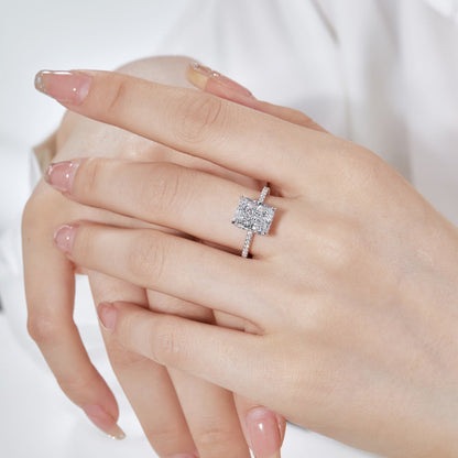 [baslovejewels]4.0 Carat Luxurious Engagement Ring