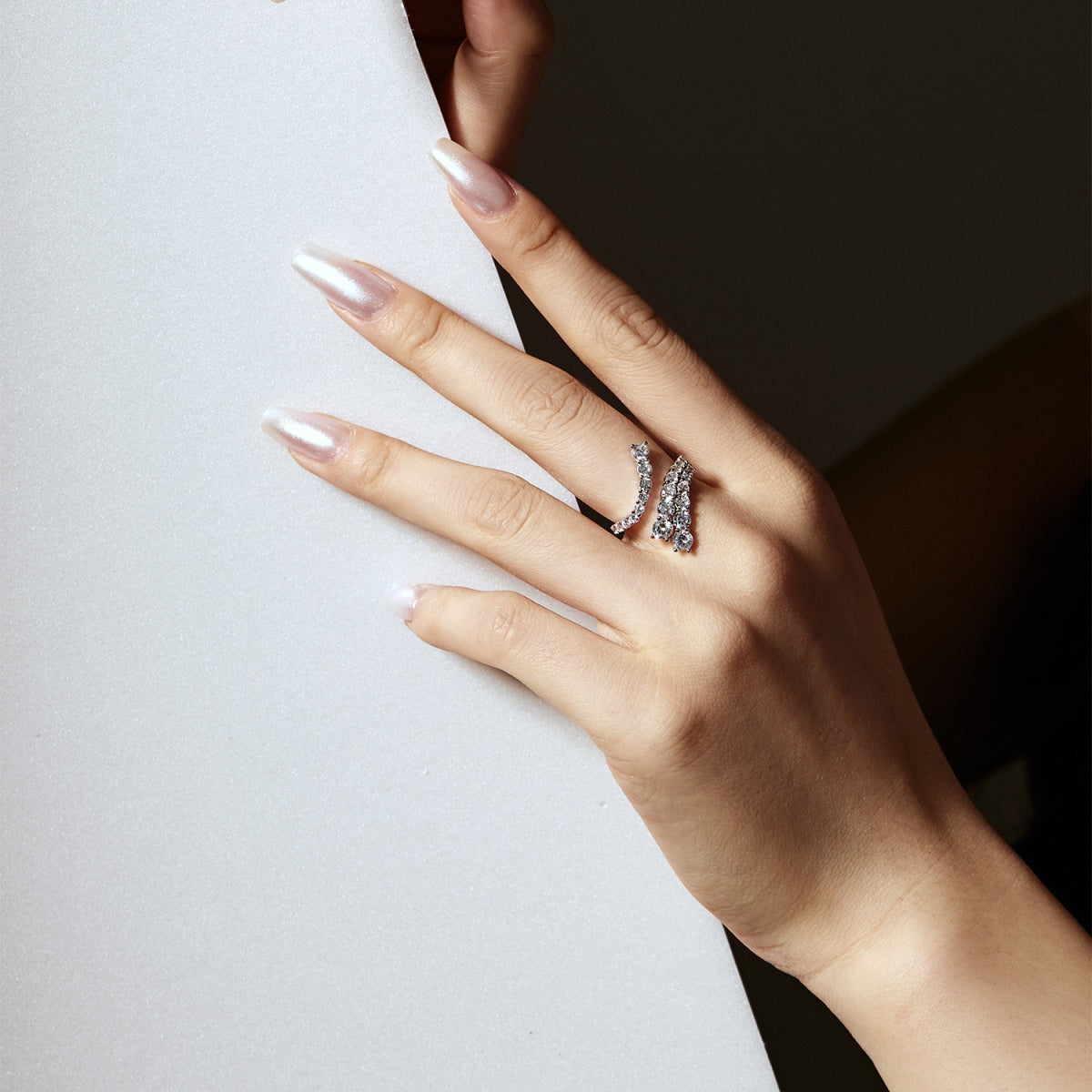 [baslovejewels]Unique Vivid Snake Shape Daily Ring
