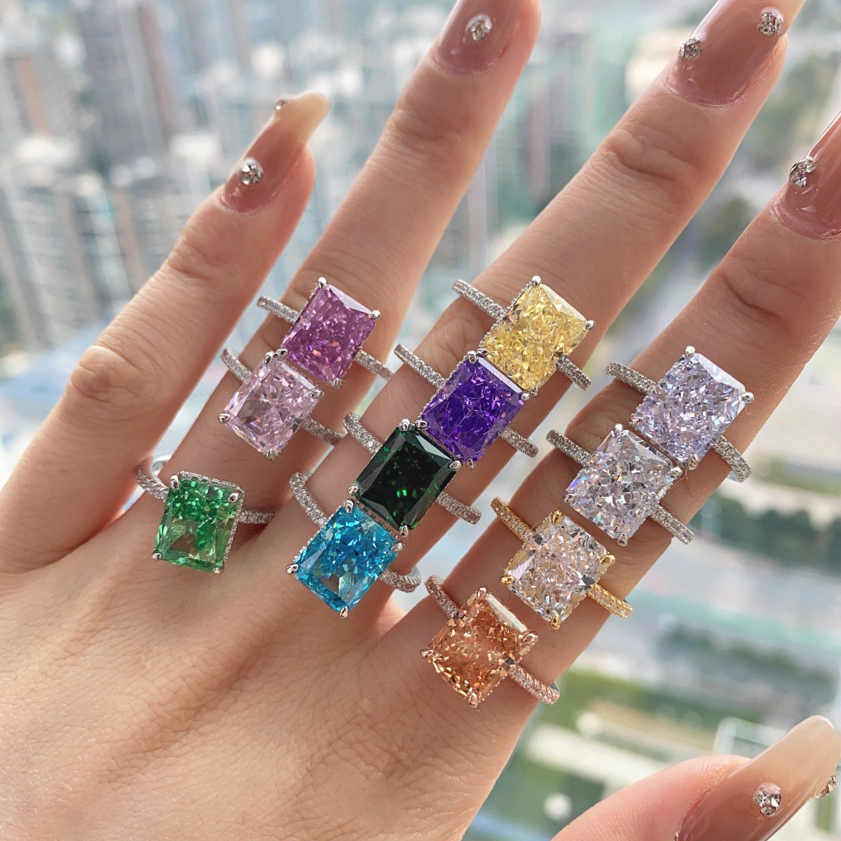 [baslovejewels]4.0 Carat Luxurious Engagement Ring