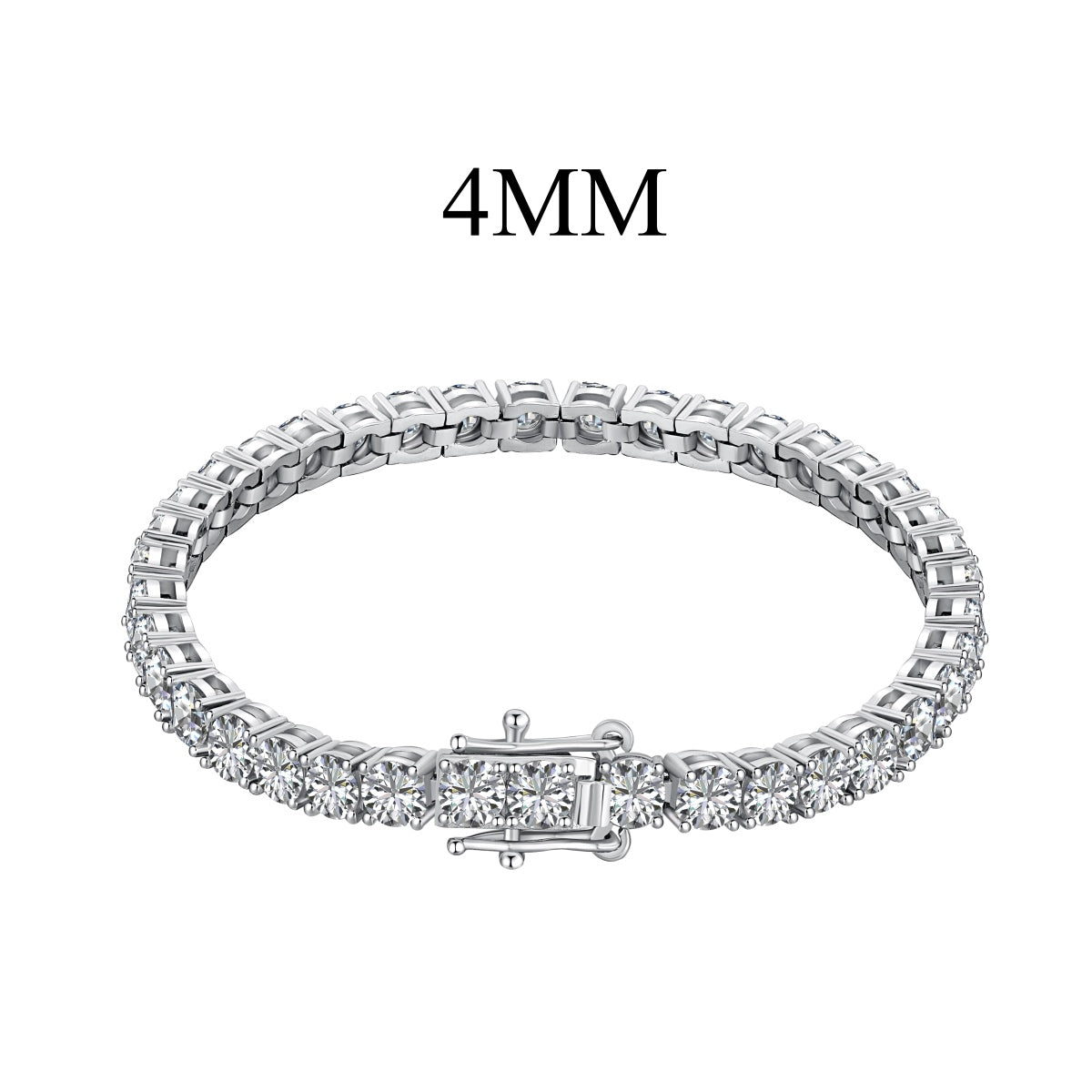 [baslovejewels]Radiant Colorful Round Cut Party Bracelet