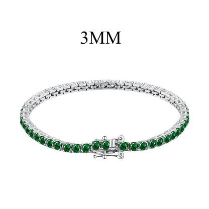 [baslovejewels]Radiant Colorful Round Cut Party Bracelet