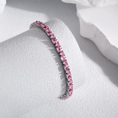 [baslovejewels]Dazzling Romantic Heart Shape Lover Bracelet