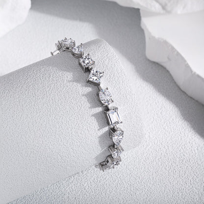 [baslovejewels]Unique Exquisite Multi Cut Daily Bracelet
