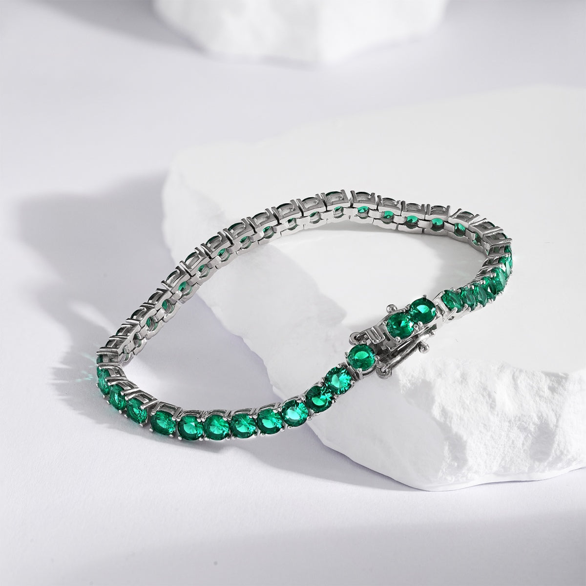 [baslovejewels]Radiant Colorful Round Cut Party Bracelet