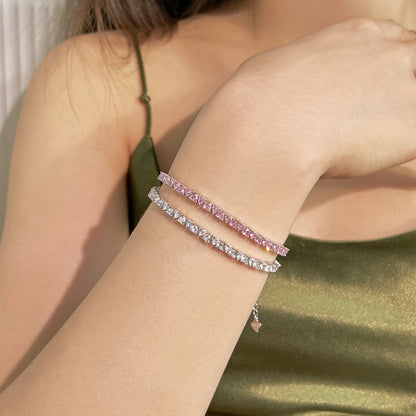 [baslovejewels]Dazzling Romantic Heart Shape Lover Bracelet