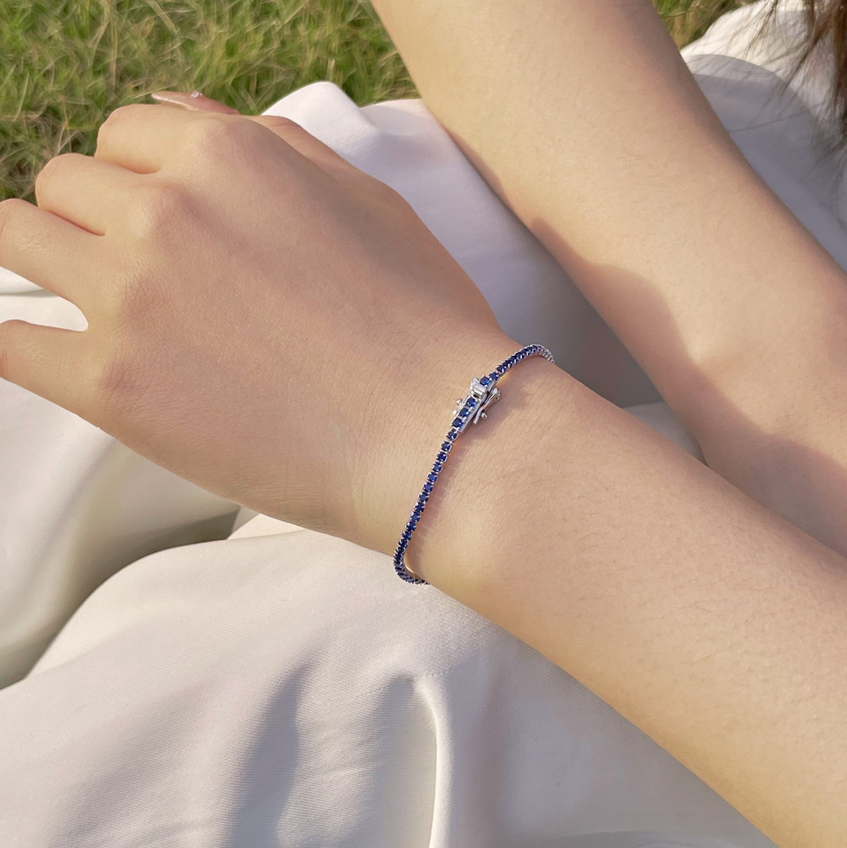 [baslovejewels]Radiant Colorful Round Cut Party Bracelet