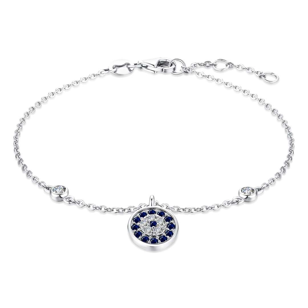 [baslovejewels]Devil's Eye Round Shape Bracelet