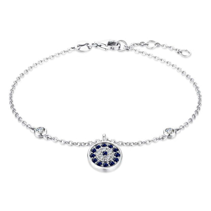 [baslovejewels]Devil's Eye Round Shape Bracelet