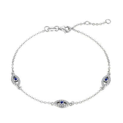[baslovejewels]Evil Eye Shape Pendent Necklace