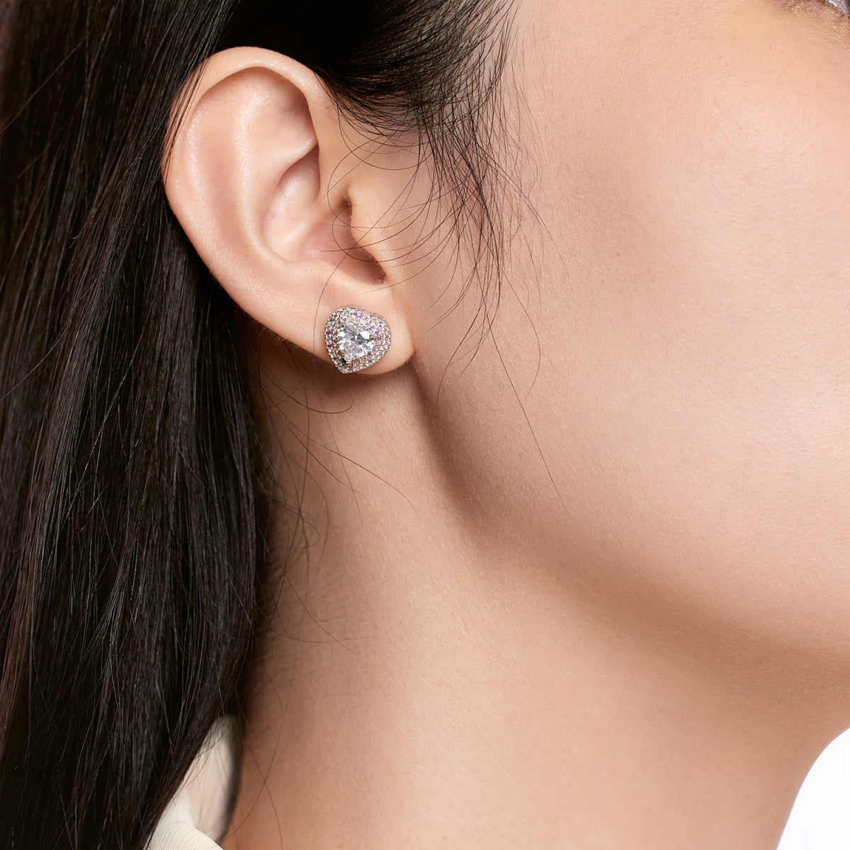 [baslovejewels]Dazzling Heart Shape Lover Earrings