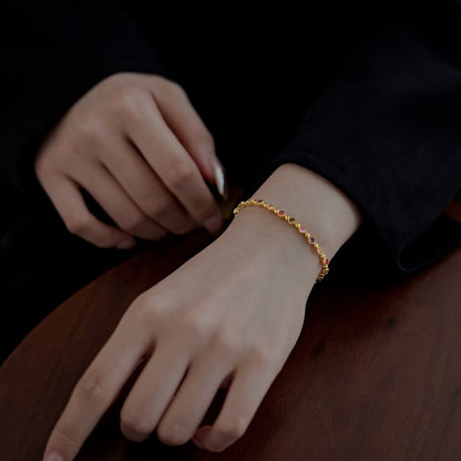 [baslovejewels]Sparkling Exquisite Round Cut Party Bracelet