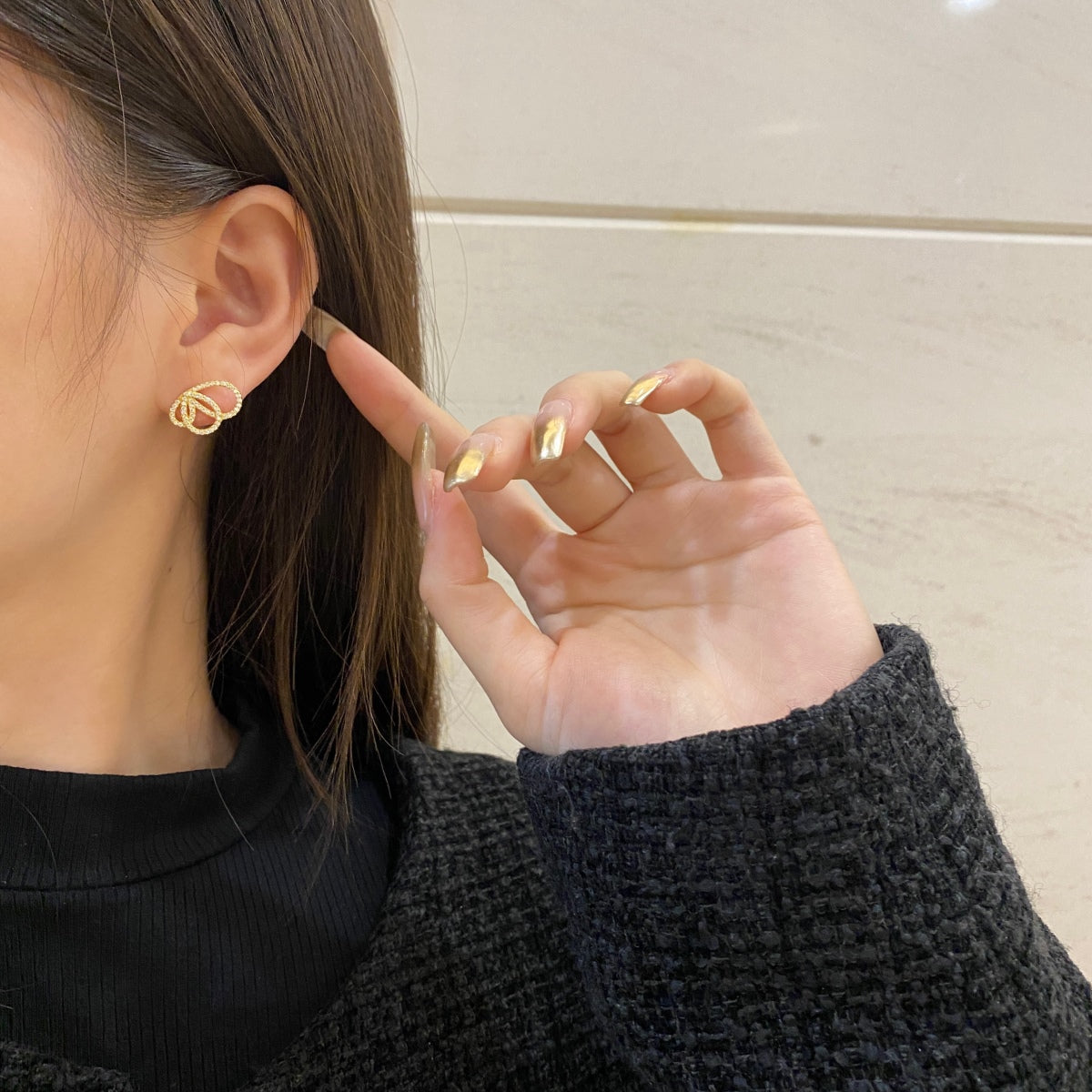 [baslovejewels]Exquisite Butterfly Shape Earrings