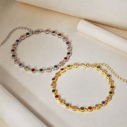 [baslovejewels]Sparkling Exquisite Round Cut Party Bracelet