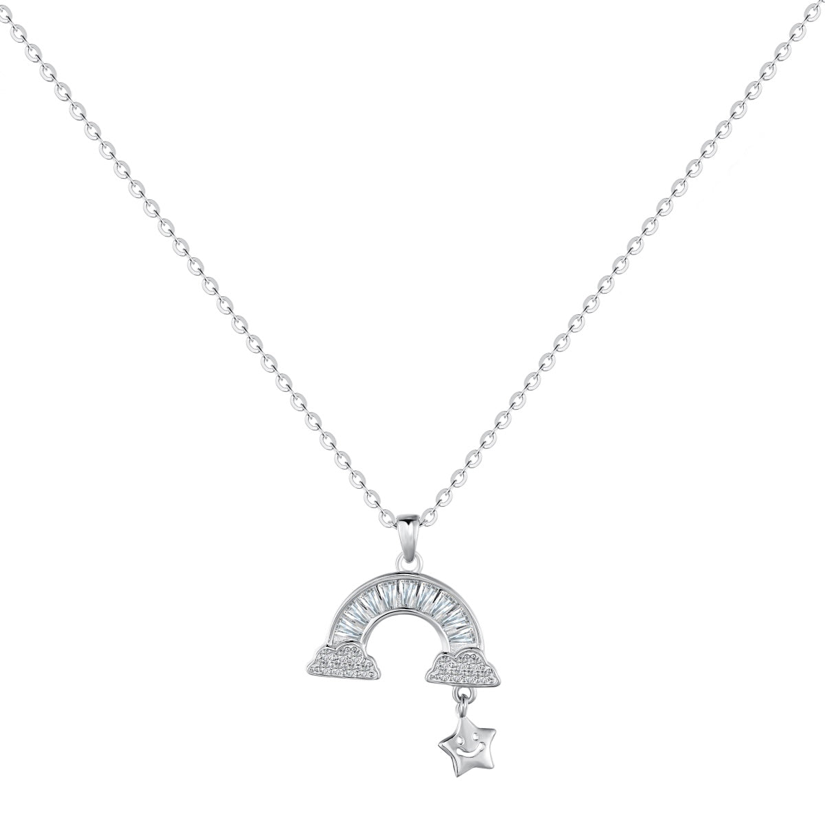 [baslovejewels]Unique Rainbow Star Necklace