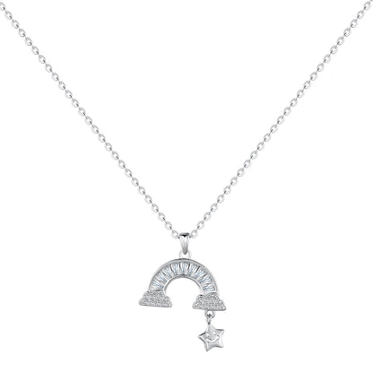 [baslovejewels]Unique Rainbow Star Necklace